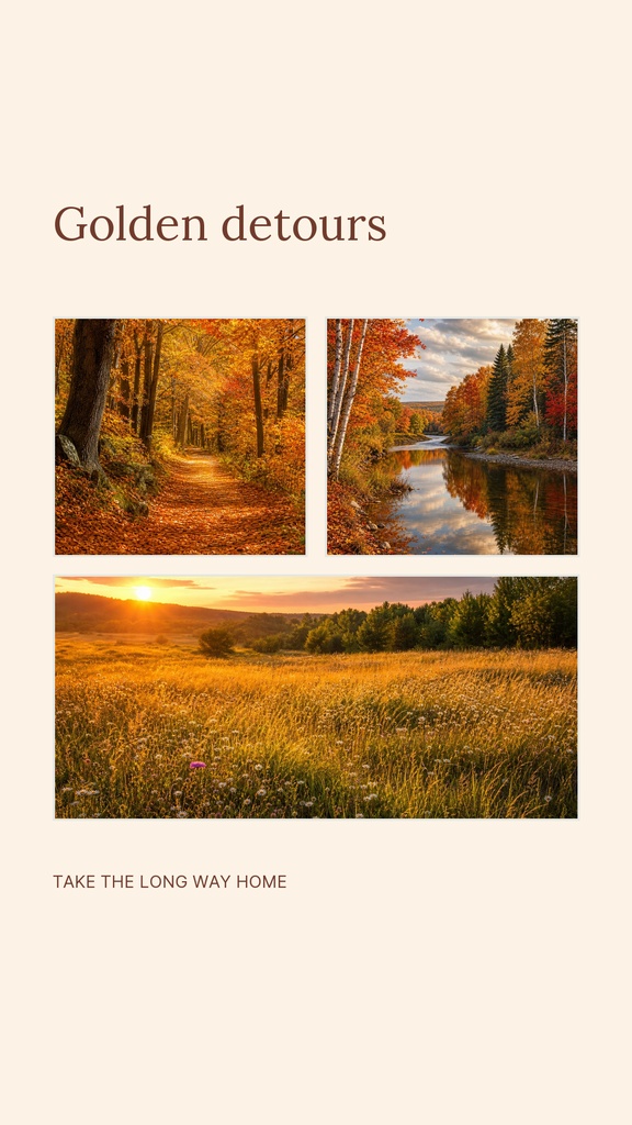 Preview for Golden Detours Story Opener Template