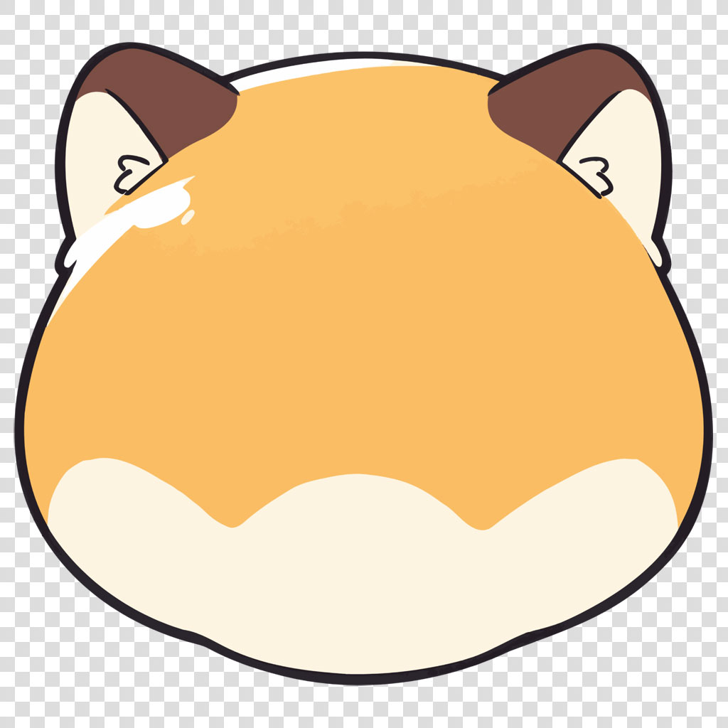 Cartoon Shiba Inu face