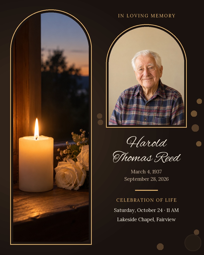 Preview for Always In Our Light Portrait Post Template