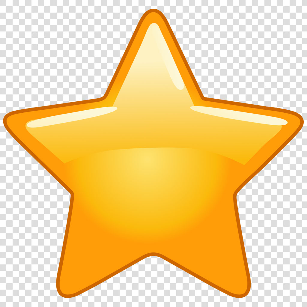 Golden star icon