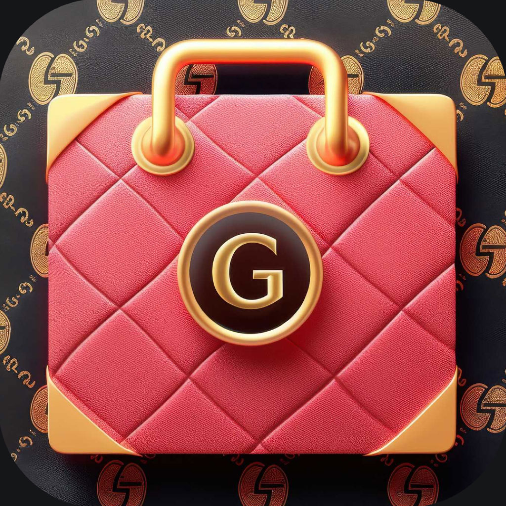 Gucci handbag with pink quilted exterior and gold hardware