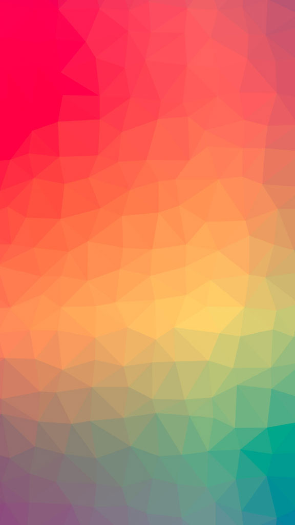A vibrant, multicolored geometric pattern with a gradient effect