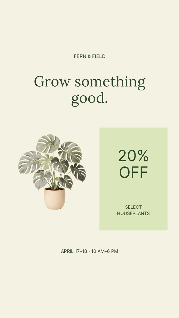 Preview for Grow Something Good Story Opener Template