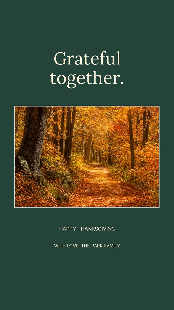 Preview for Grateful Together Story Opener Template