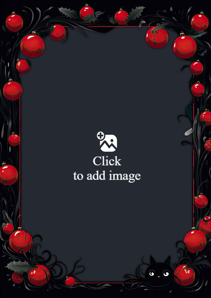 Family of four in Christmas attire posing outdoors