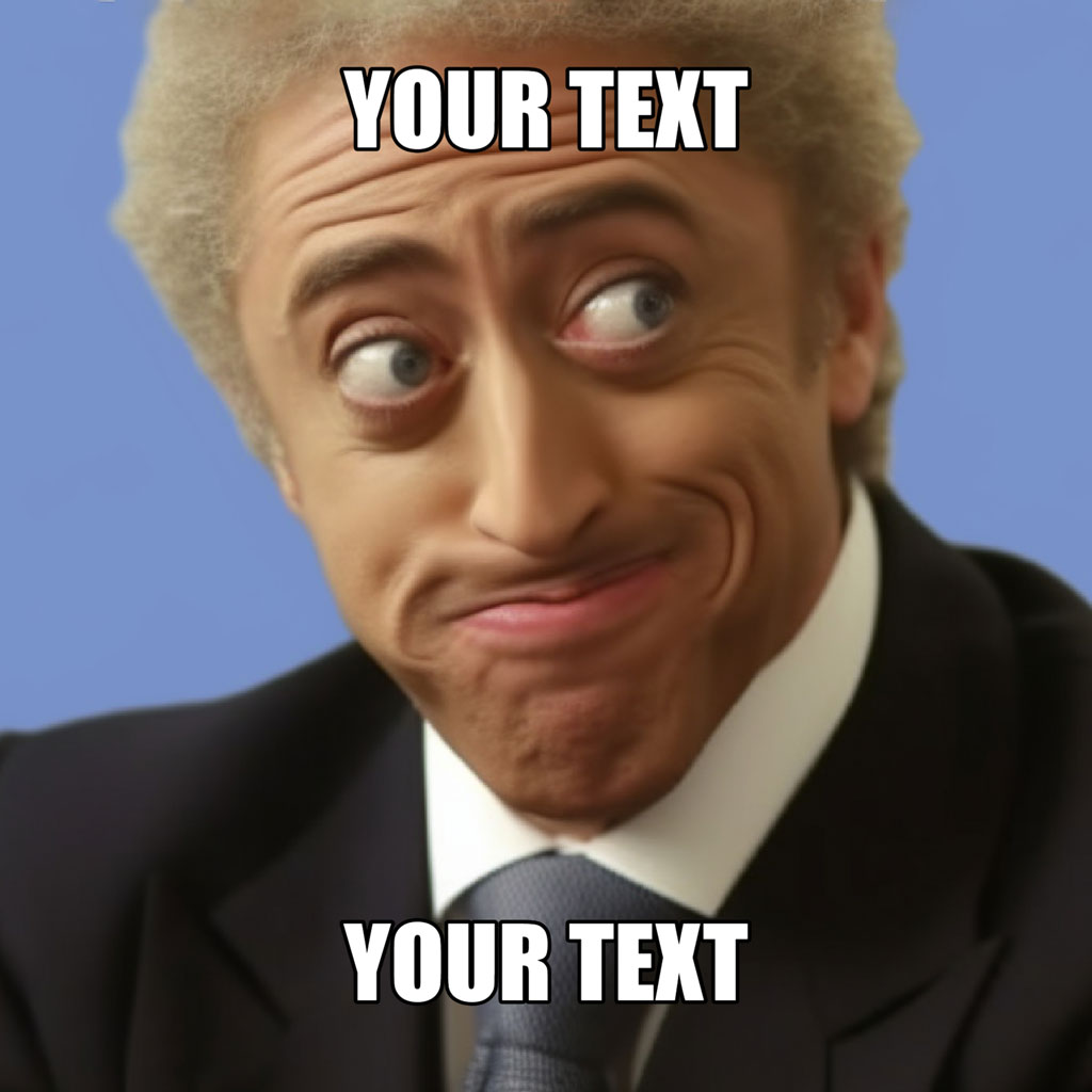 A man with a surprised expression wearing a suit and tie.