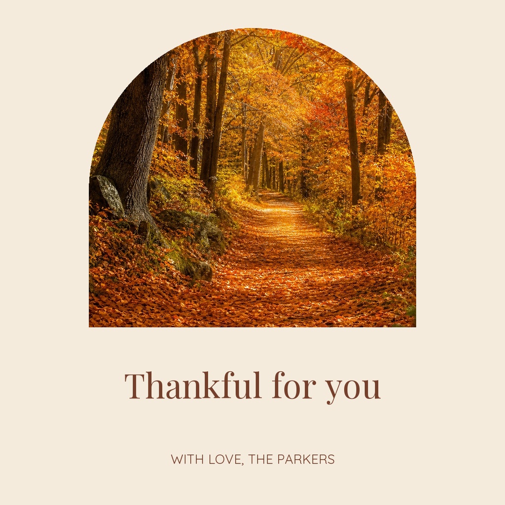 Preview for A Season Of Thanks Square Post Template