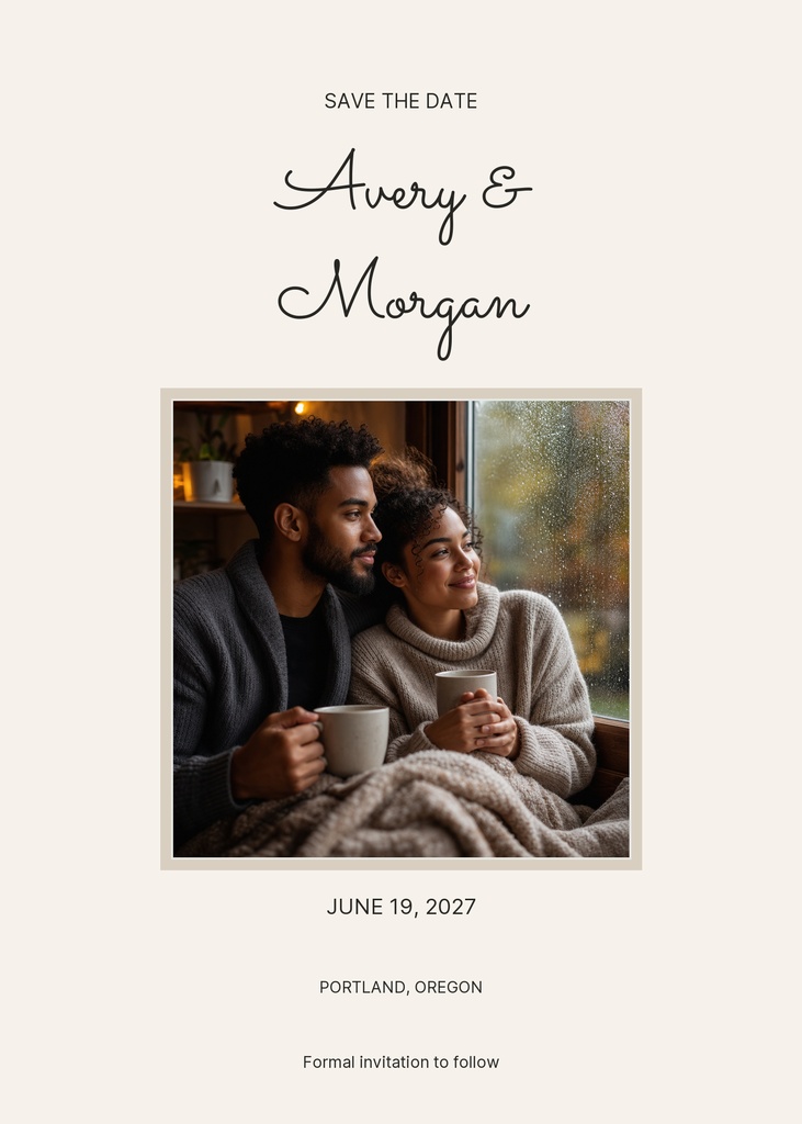 Preview for Always Together Save The Date Template