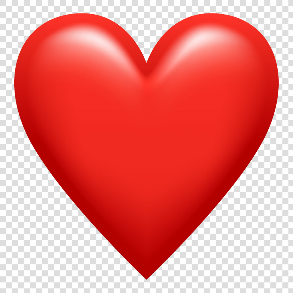 Red heart icon