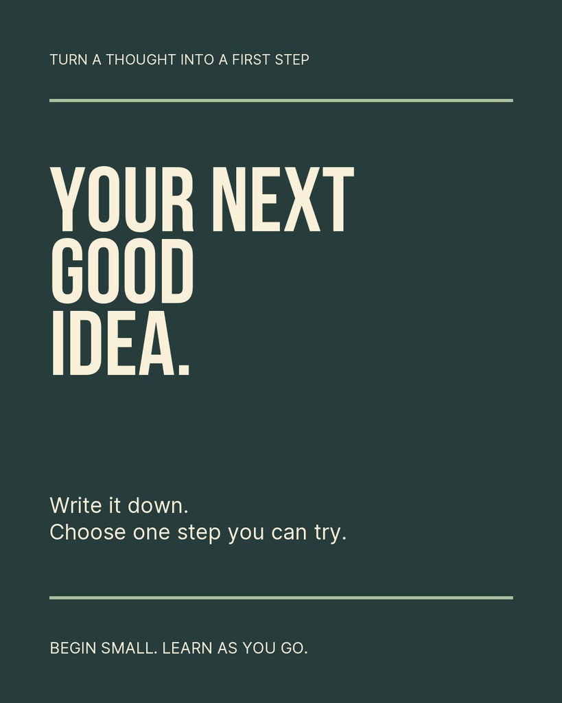 Preview for Your Next Good Idea Portrait Post Template