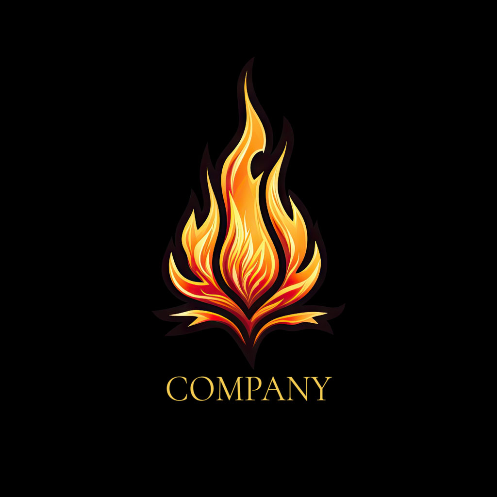 Stylized flame logo with the word 'COMPANY' underneath