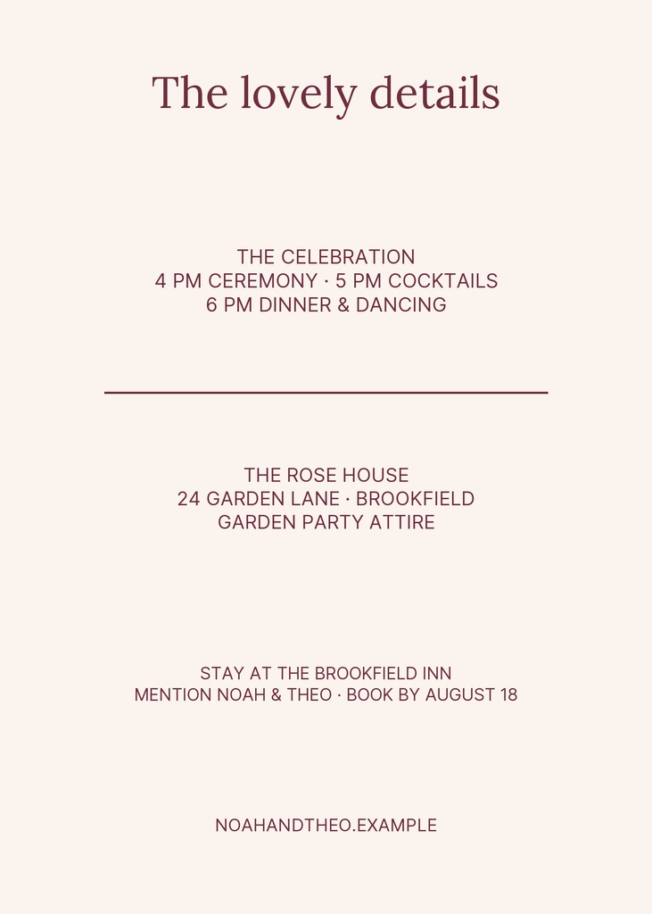 Preview for The Garden Chapter Details Card Template
