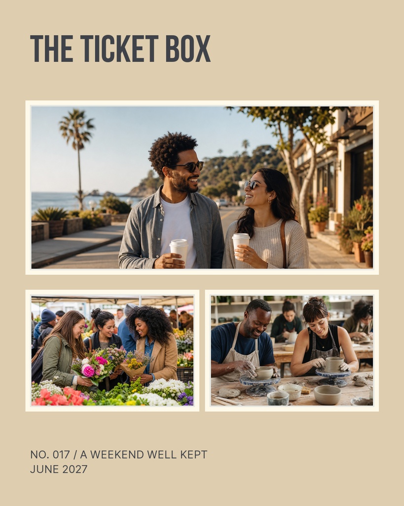Preview for The Ticket Box Portrait Collage Template