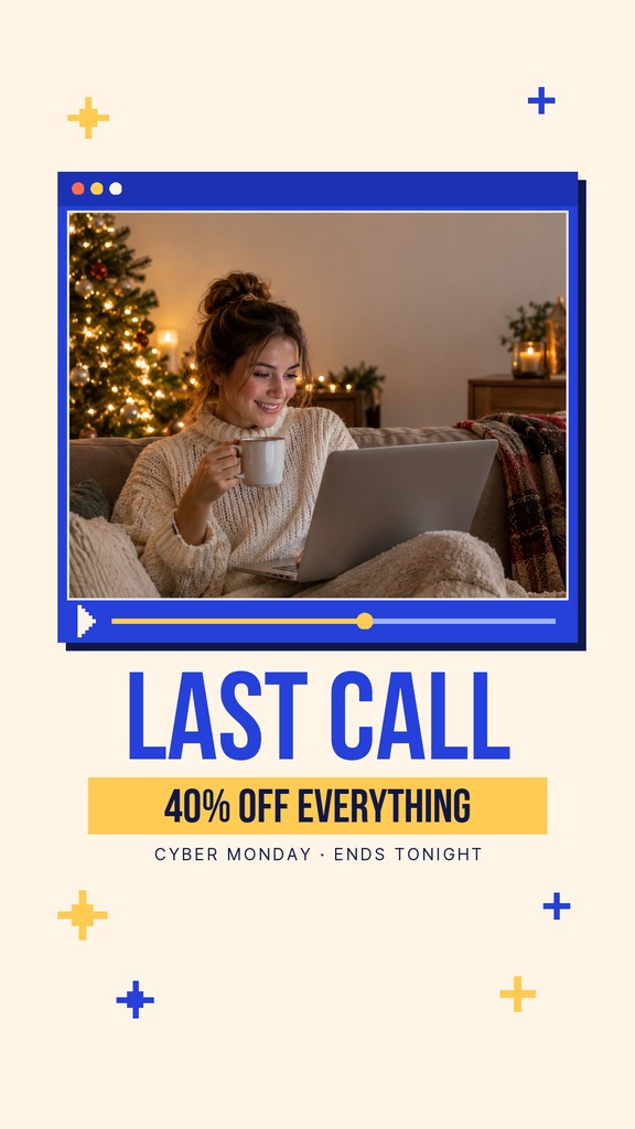 Preview for Cyber Monday Last Call Static Reel Cover Template