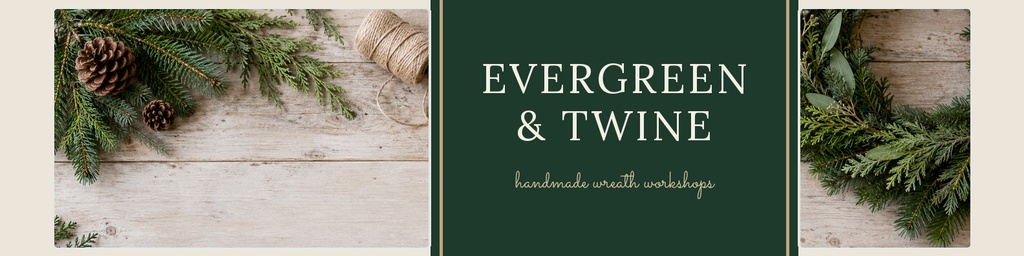 Preview for Evergreen And Twine Linkedin Banner Template