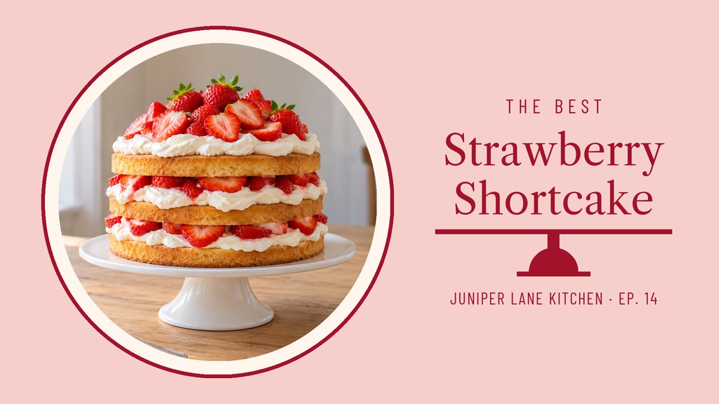 Preview for The Best Strawberry Shortcake Video Series Title Card Template