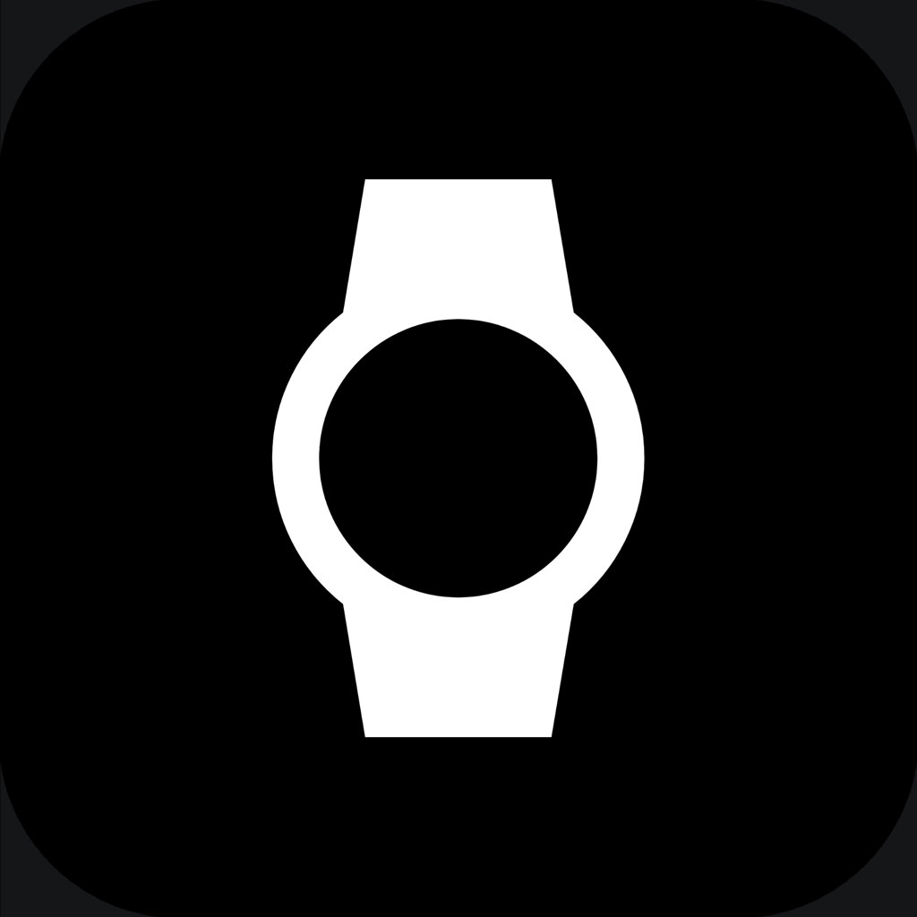 White smartwatch icon