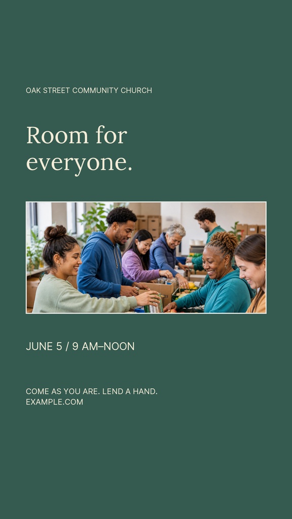 Preview for Room For Everyone Story Opener Template