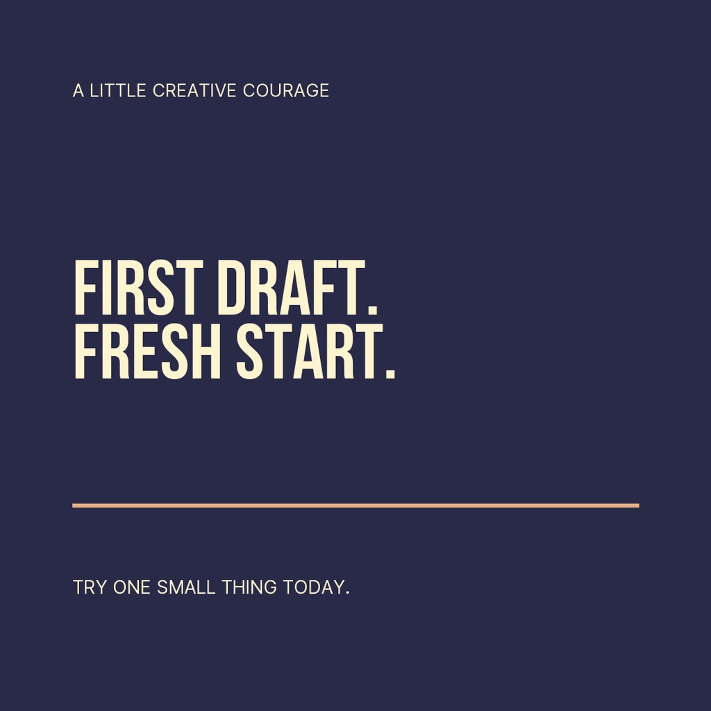 Preview for Start Before You Feel Ready Square Post Template