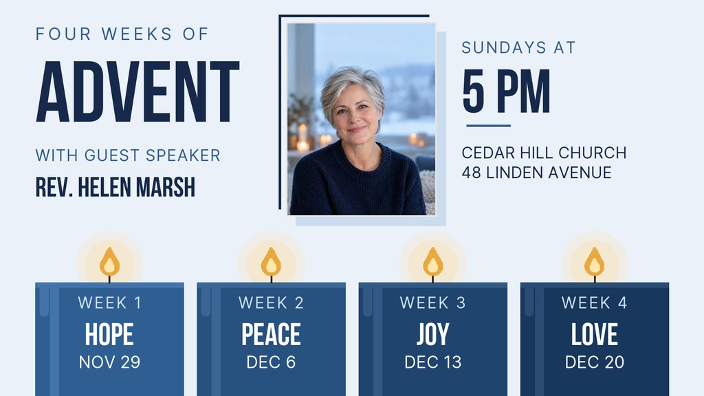 Preview for Four Weeks Of Advent Landscape Graphic Template