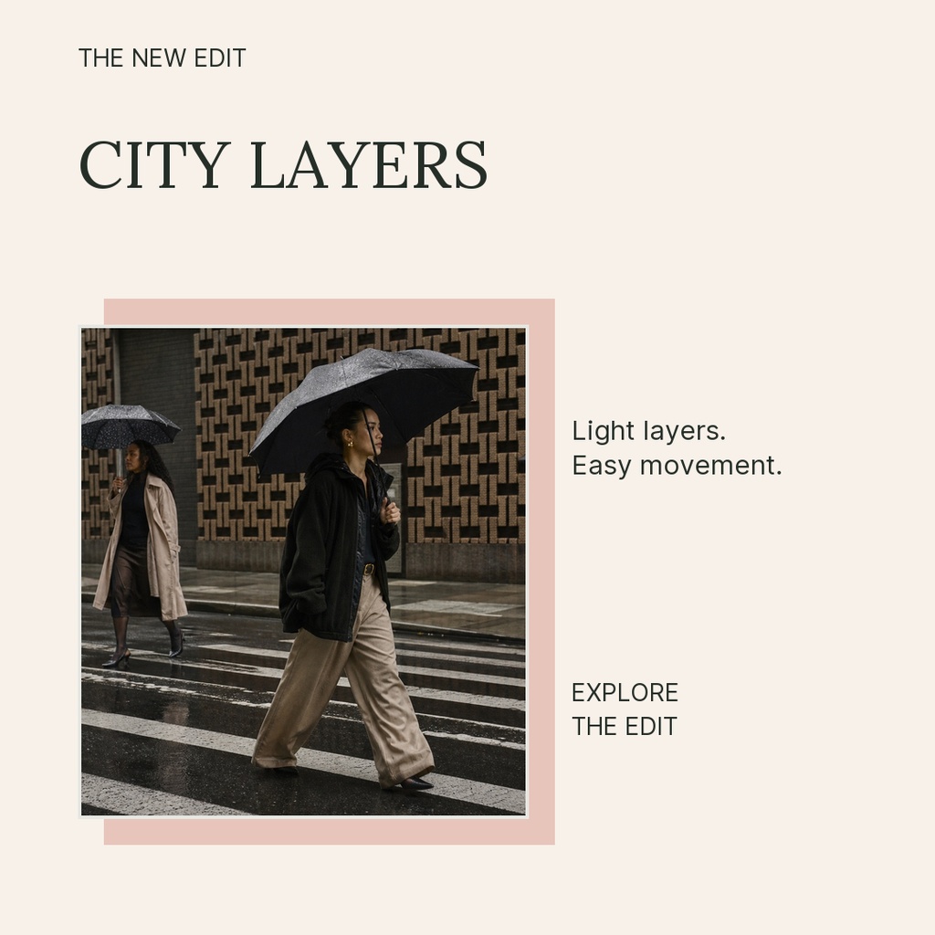 Preview for City Layers Square Post Template