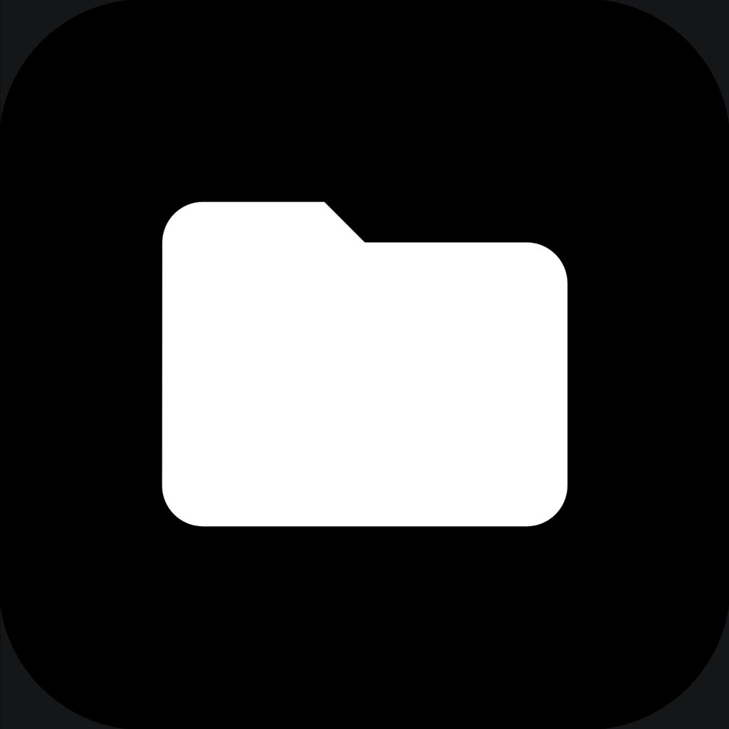White folder icon