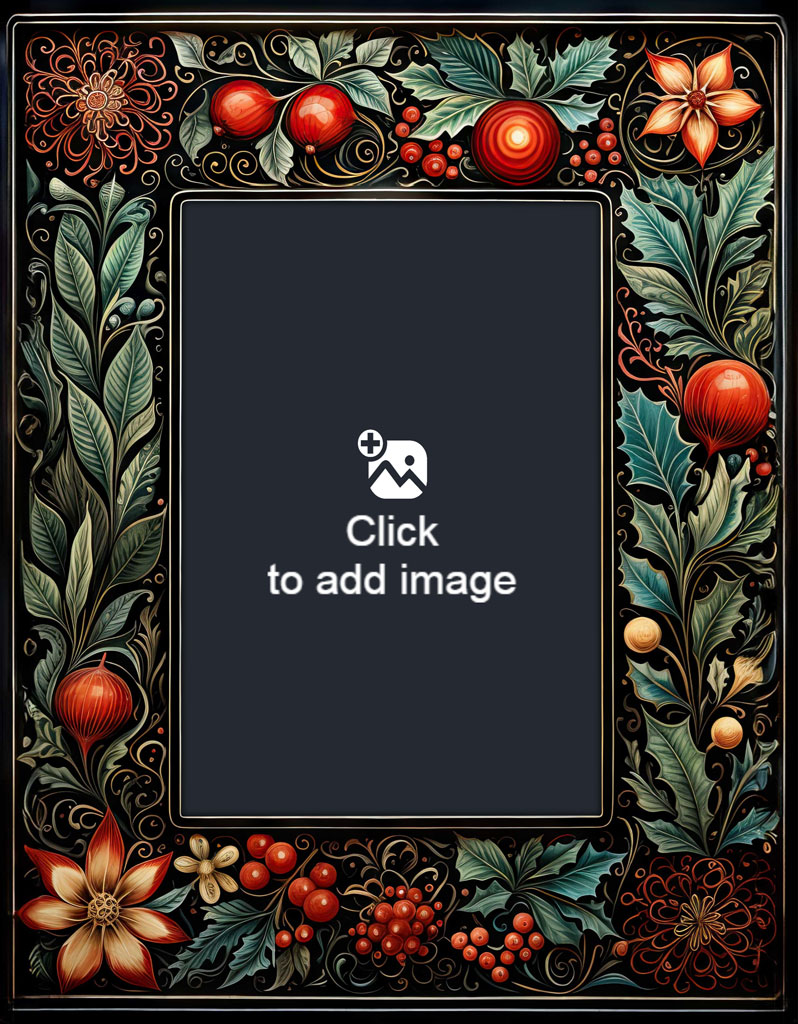 Family of four in a forest clearing