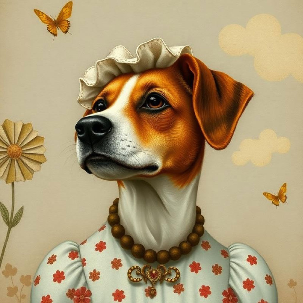 A woman with dark hair holding a child in a field with a house in the background