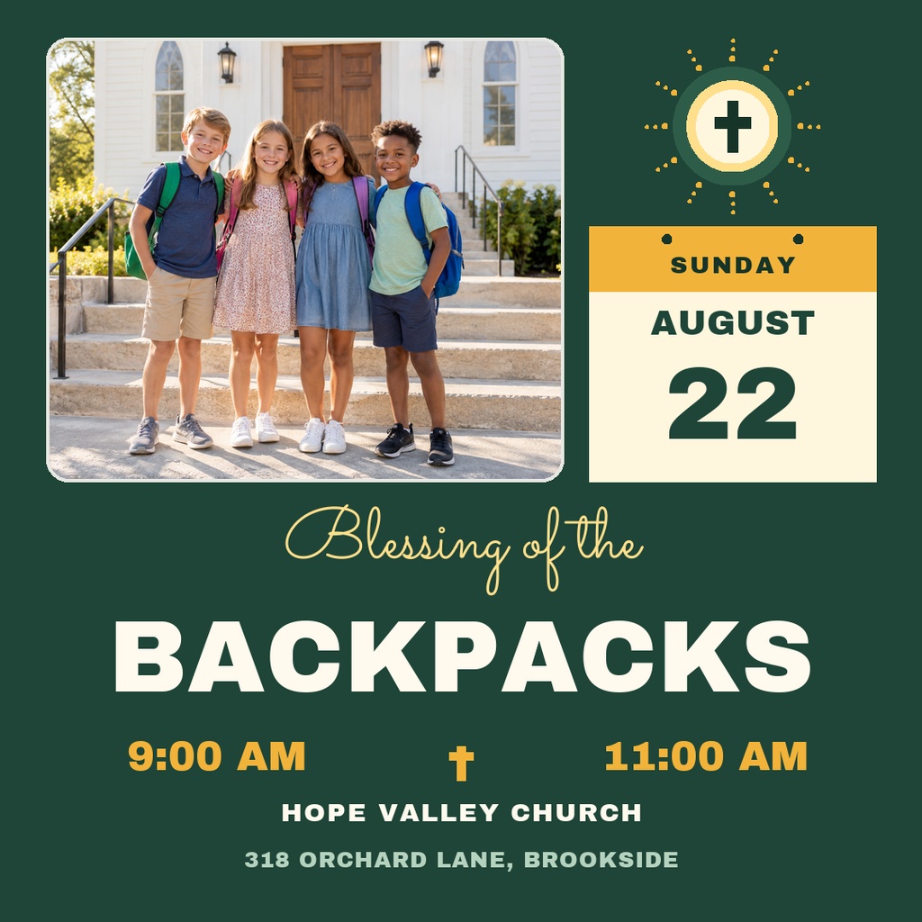 Preview for Blessing Of The Backpacks Square Post Template