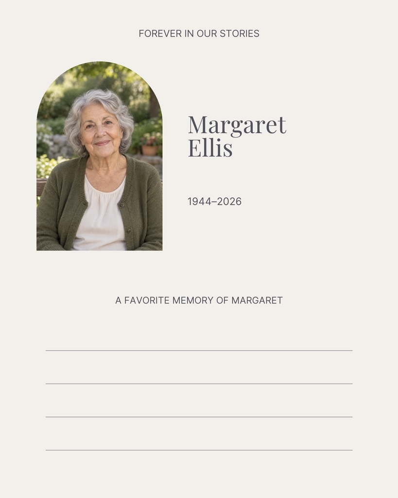Preview for Forever In Our Stories Memory Page Template