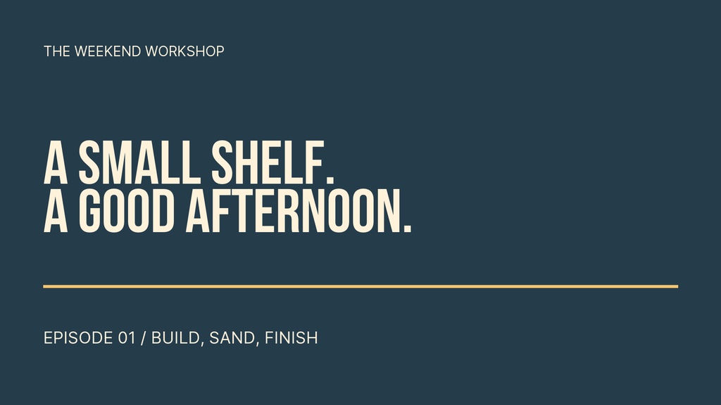 Preview for The Weekend Workshop Video Series Title Card Template