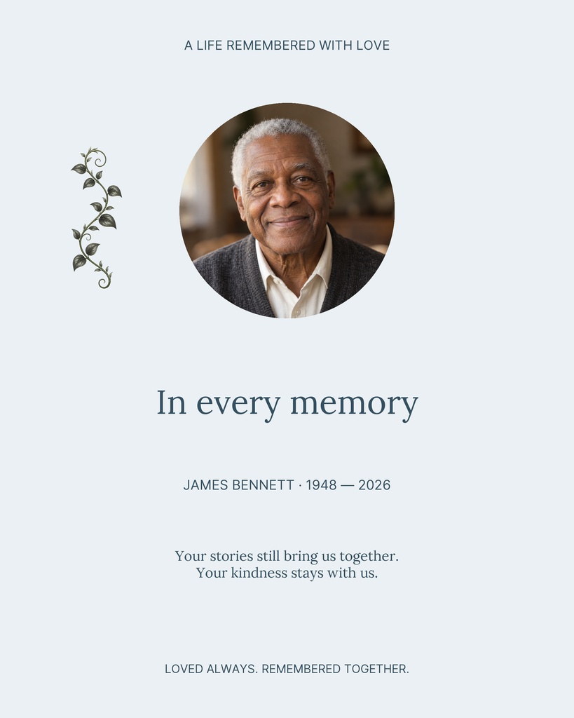 Preview for In Every Memory Memory Page Template