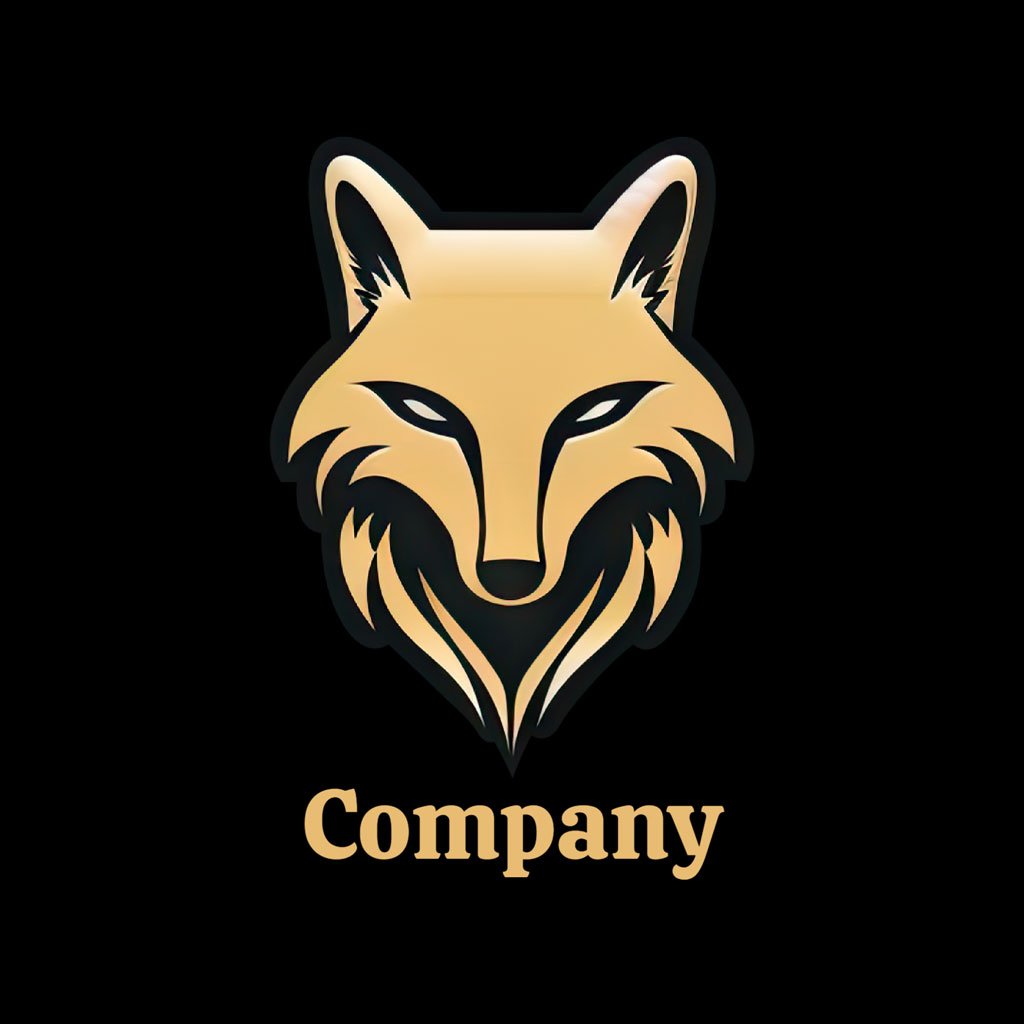 Golden fox head logo with the word 'Company' written below it