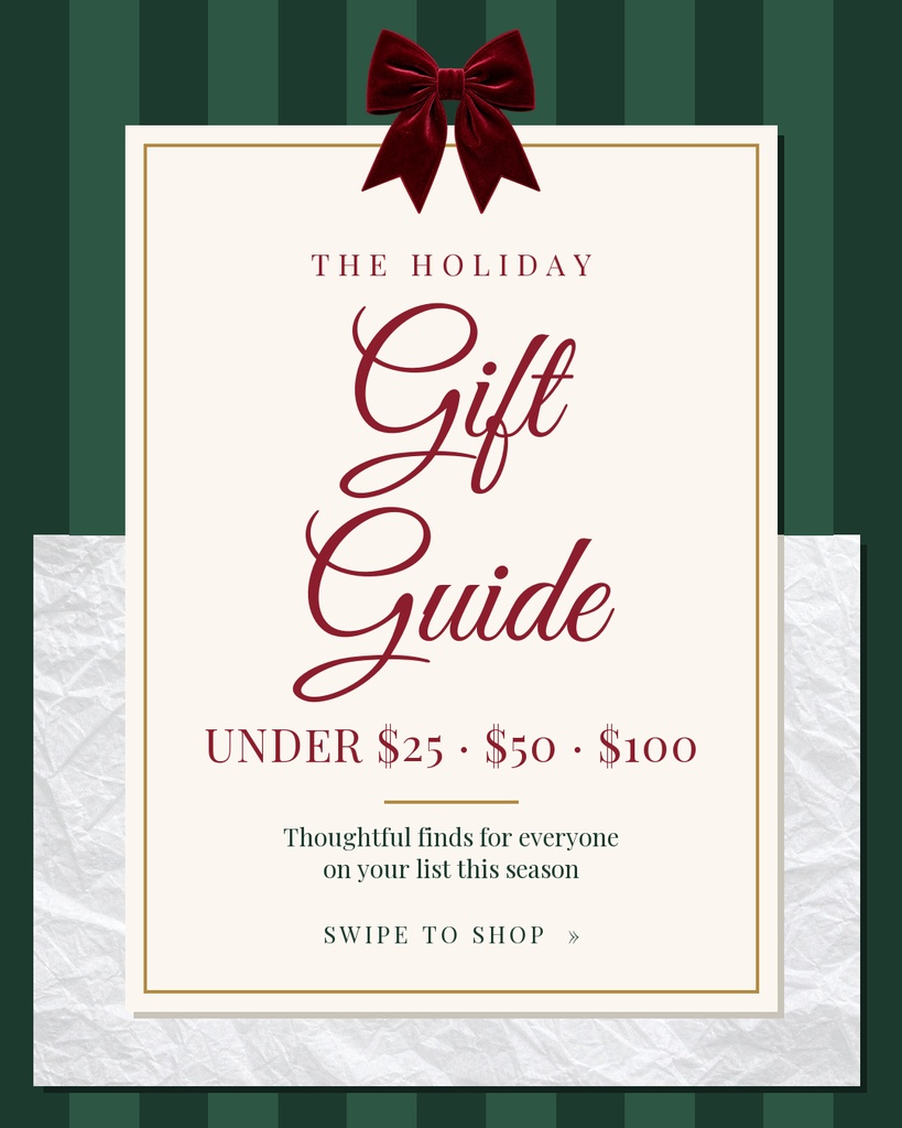 Preview for The Holiday Gift Guide Carousel Opener Template