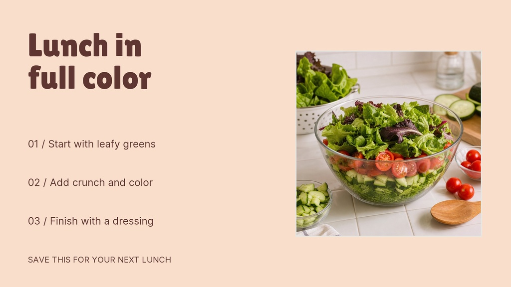 Preview for Lunch In Full Color Landscape Graphic Template