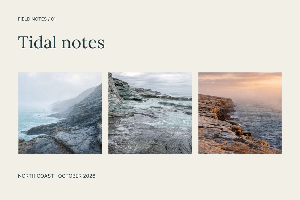 Preview for Tidal Notes Landscape Collage Template