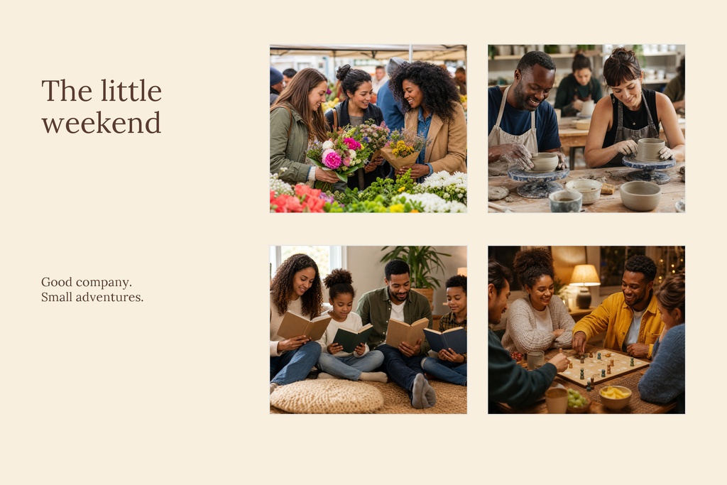Preview for The Little Weekend Landscape Collage Template