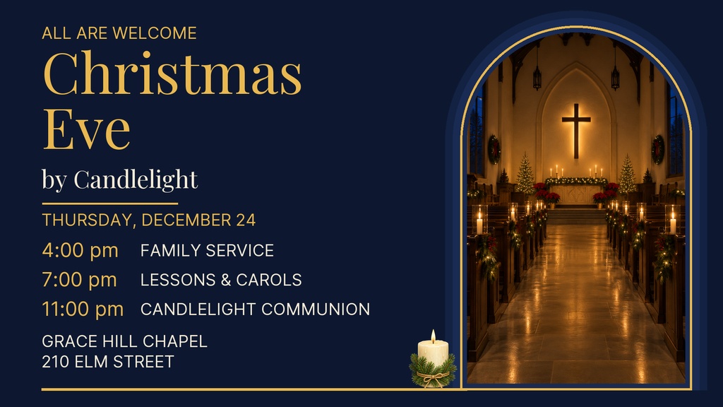 Preview for Christmas Eve By Candlelight Landscape Graphic Template