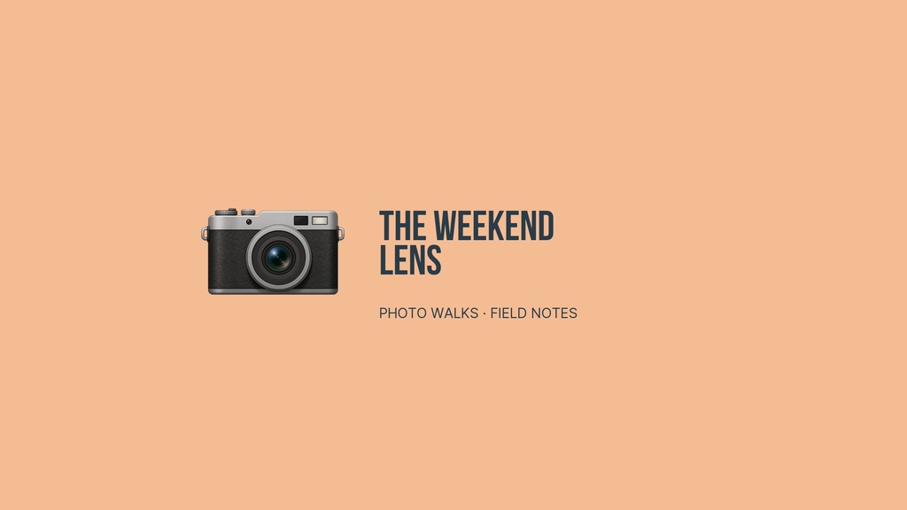 Preview for The Weekend Lens Youtube Banner Template