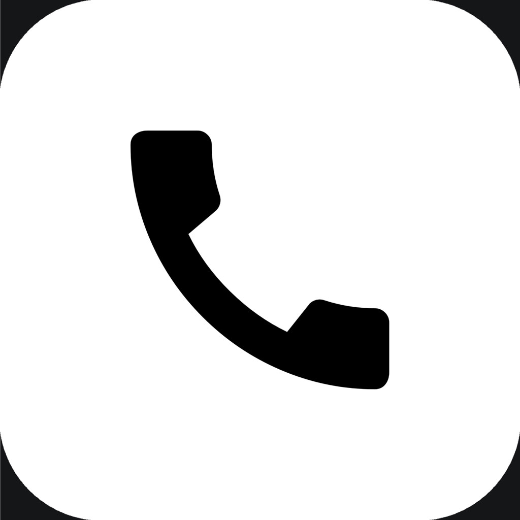 Black phone icon