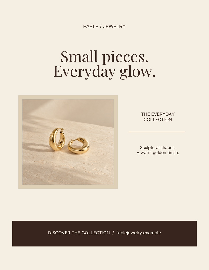 Preview for A Little Radiance Letter Flyer Template