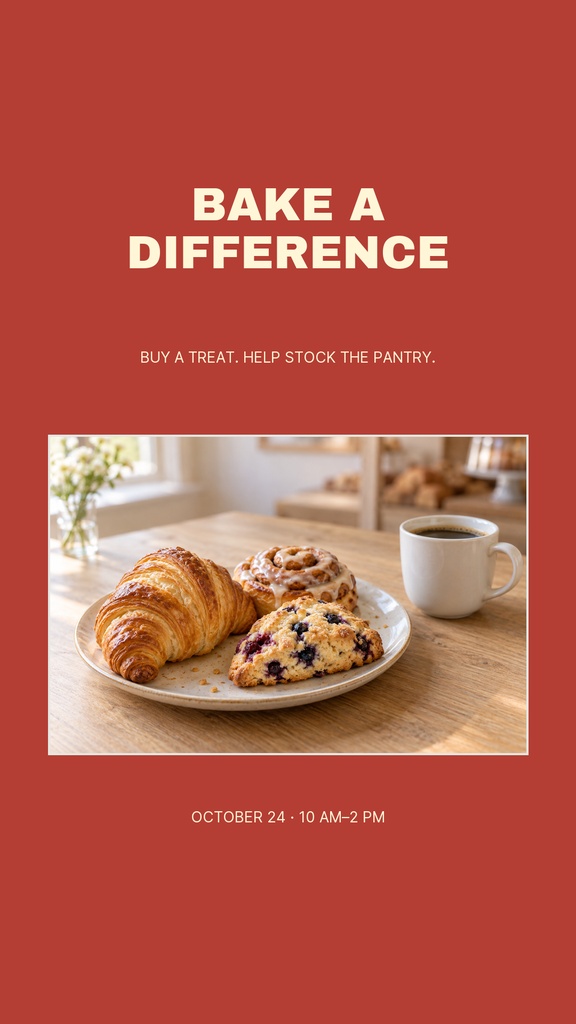 Preview for Bake A Difference Story Opener Template