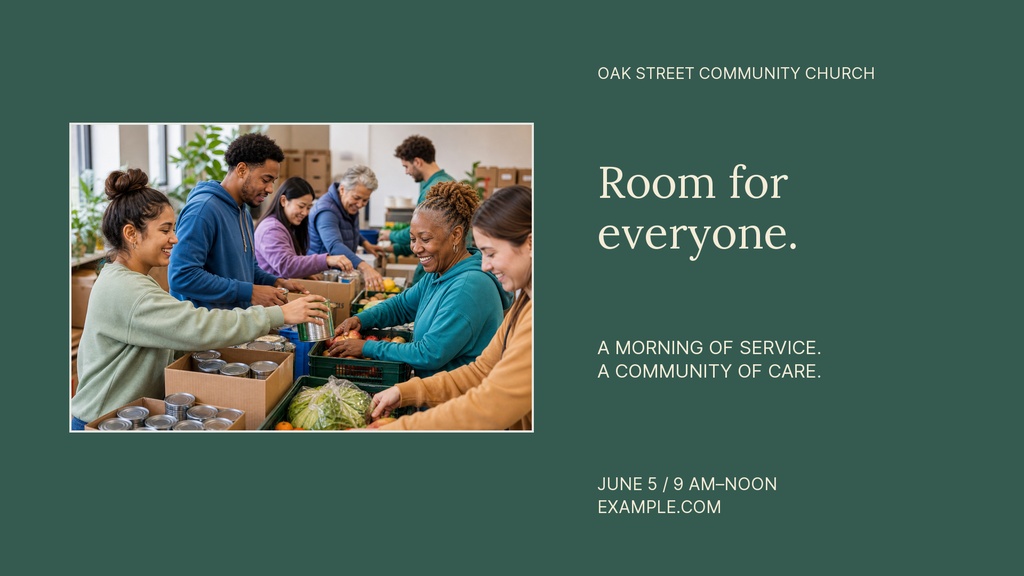Preview for Room For Everyone Landscape Graphic Template