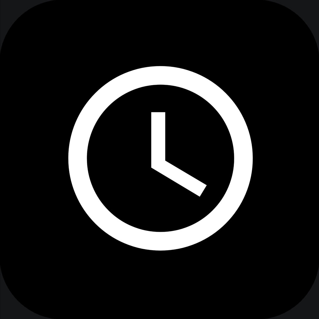 Clock icon with hour hand