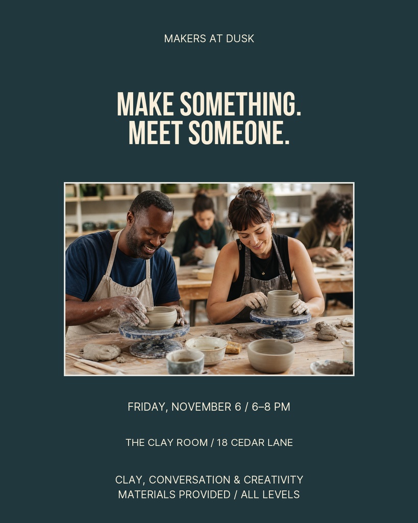 Preview for Makers At Dusk Portrait Post Template