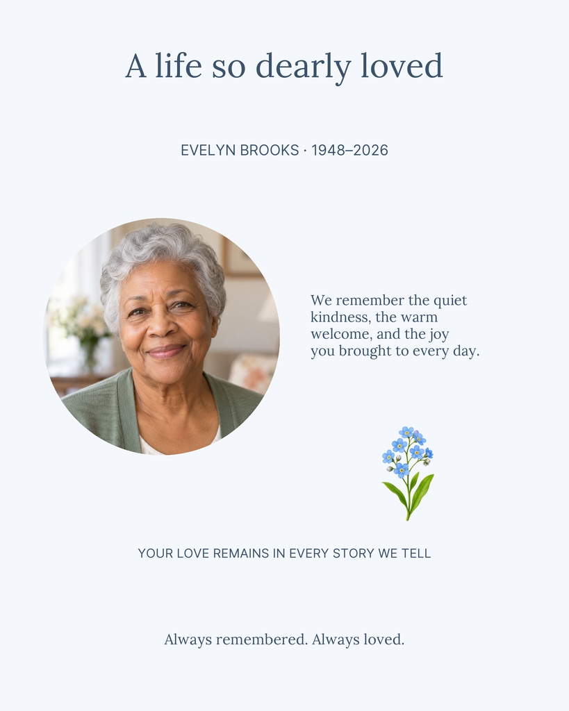 Preview for Ever In Our Hearts Memory Page Template