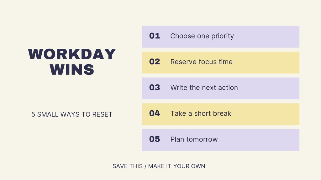 Preview for Small Workday Wins Landscape Graphic Template