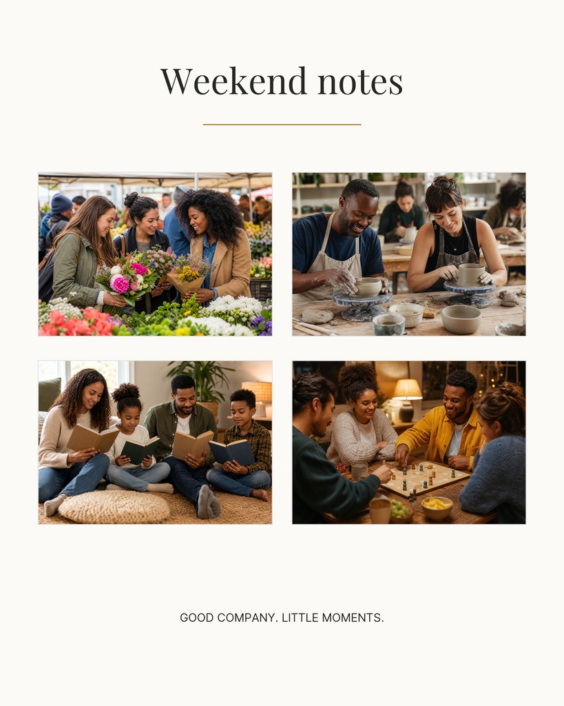 Preview for Weekend Notes Scrapbook Photo Page Template