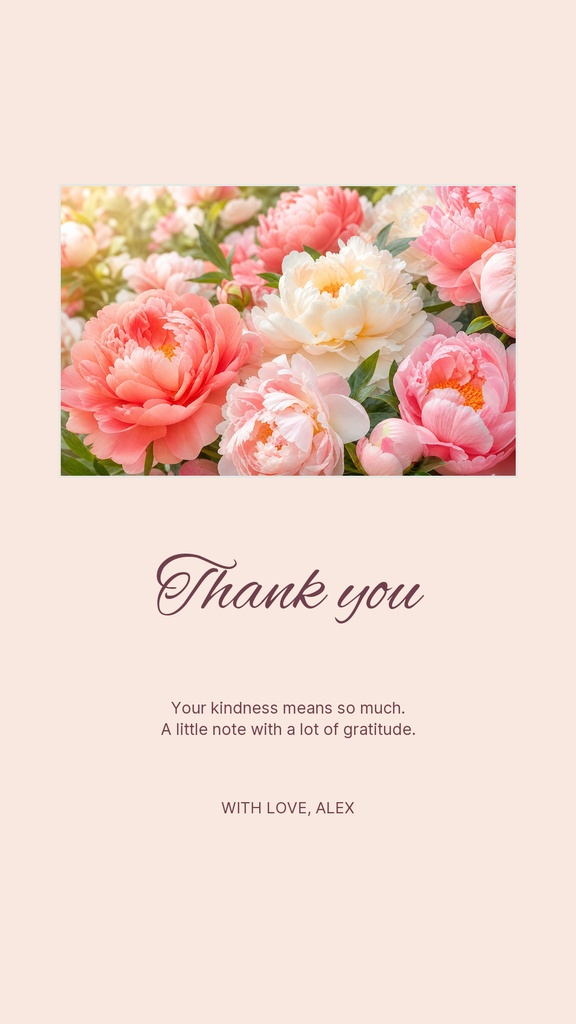 Preview for A Little Thank You Story Opener Template