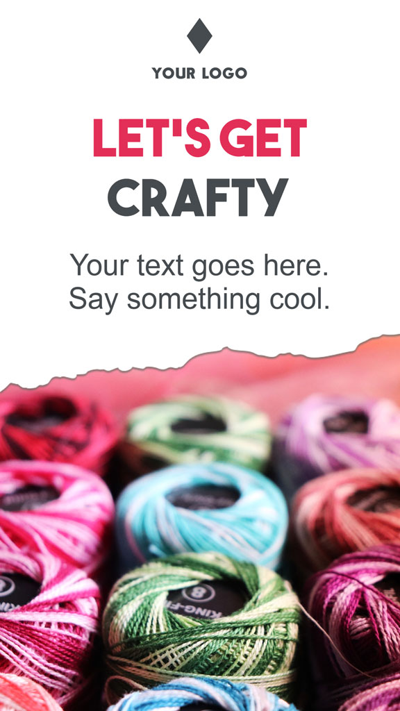 Colorful yarn balls for crafting projects
